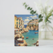 ヴィンテージギリシャ旅行 – コルフ島 ポストカード (スタンド正面)