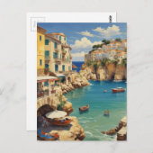 ヴィンテージギリシャ旅行 – コルフ島 ポストカード (正面/裏面)