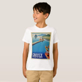 ヴィンテージギリシャ旅行 – コルフ島 Tシャツ (正面フル)