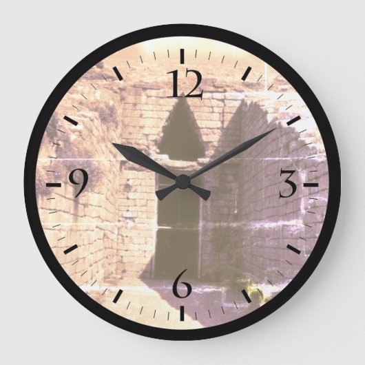 ヴィンテージギリシャ・アテネミケーネ王室のス階段ウォッチ ラージ壁時計 (正面)