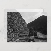 ヴィンテージギリシャ・アテネミケーネ王室のス階段 ポストカード (正面/裏面)