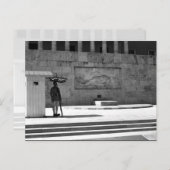 ヴィンテージギリシャ・アテネ未知の兵士の墓 ポストカード (正面/裏面)