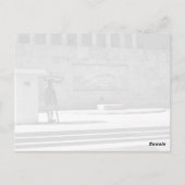 ヴィンテージギリシャ・アテネ未知の兵士の墓 ポストカード (裏面)