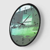 ヴィンテージギリシャ・アテネ陸軍博物館時計 ラージ壁時計 (傾斜)