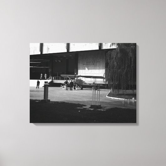 ヴィンテージギリシャ・アテネ陸軍博物館 キャンバスプリント (正面)