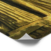 ヴィンテージギリシャ、アテネ、アクロポリス、パルテノン ポスター (角)