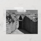 ヴィンテージギリシャ・アテネ・ミケーネ・アガメムノン墓 ポストカード (正面/裏面)