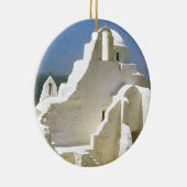ヴィンテージギリシャ、Myconosのギリシャ正教会 セラミックオーナメント (右)
