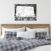 ヴィンテージギリシャDelphiアテネ国庫 キャンバスプリント (インサイチュ (寝室))