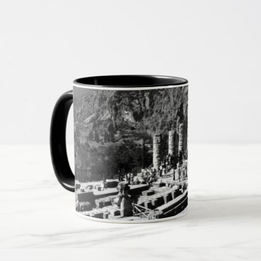 ヴィンテージギリシャDelphiアテネ国庫 マグカップ (正面左)