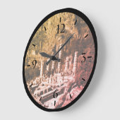 ヴィンテージギリシャDelphiアポロテンプルウォッチラージCl ラージ壁時計 (傾斜)