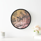 ヴィンテージギリシャDelphiアポロテンプルウォッチラージCl ラージ壁時計 (ホーム)