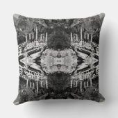 ヴィンテージギリシャDelphiアポロテンプルキャンバスプリント クッション (裏面)