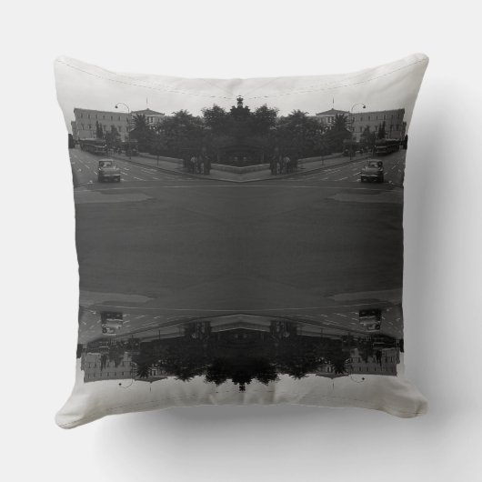 ヴィンテージギリシャDelphiオールドパレスアテネノート クッション (裏面)