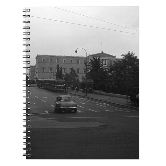 ヴィンテージギリシャDelphiオールドパレスアテネ ノートブック (正面)