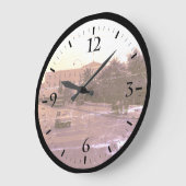 ヴィンテージギリシャDelphiオールドパレスウォッチ ラージ壁時計 (傾斜)