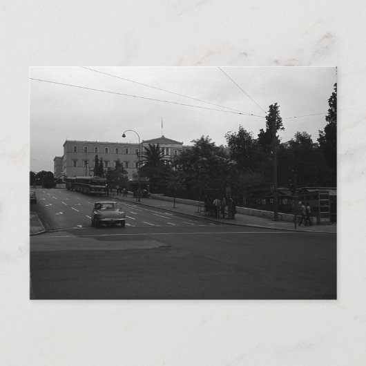 ヴィンテージギリシャDelphiオールドパレス ポストカード (正面)