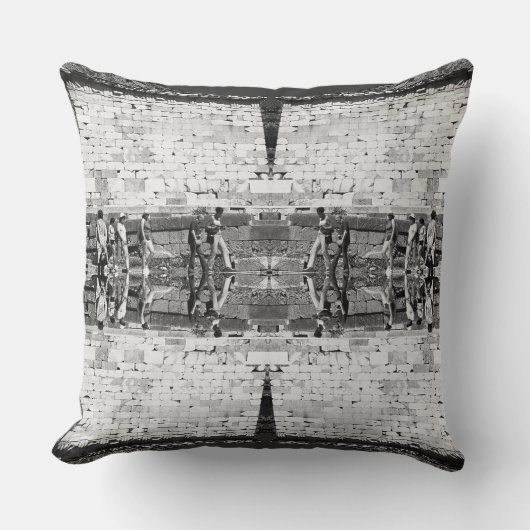 ヴィンテージギリシャDelphi Athenian Treasury Canvas Pri クッション (正面)