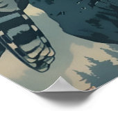 ヴィンテージギルファルコンイラストレーション ポスター (角)