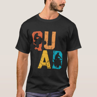 ヴィンテージクアッドおもしろいライダーAtvギフトクールレトロ Tシャツ