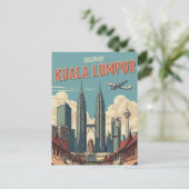 ヴィンテージクアラルンプールマレーシア ポストカード (スタンド正面)