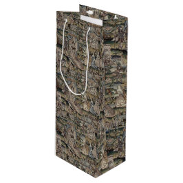 ヴィンテージクイーンエスサータペストリー刺繍紫 ワインギフトバッグ