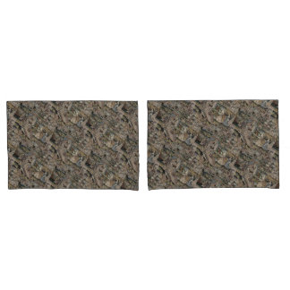 ヴィンテージクイーンエスサータペストリー刺繍紫 枕カバー