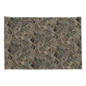 ヴィンテージクイーンエスサータペストリー刺繍紫 枕カバー (裏面-右)