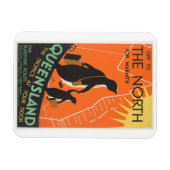 ヴィンテージクイーンズランドAustralia Penguins Magnet マグネット (横)