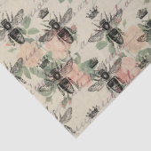 ヴィンテージクイーンハニービーデクページティッシュペーパー 薄葉紙 (詳細)