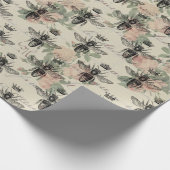 ヴィンテージクイーンハニービー ラッピングペーパー (角)