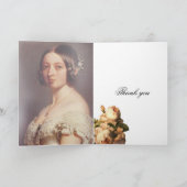 ヴィンテージクイーンビクトリアサンキュー サンキューカード (内部)