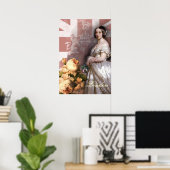 ヴィンテージクイーンビクトリア ポスター (ホームオフィス)