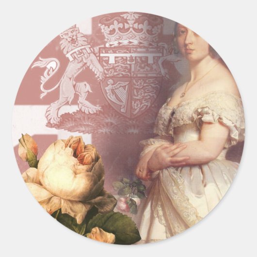 ヴィンテージクイーンビクトリア ラウンドシール (正面)