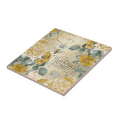 ヴィンテージクイーンビーゴールデンバラフローラ タイル (側面)