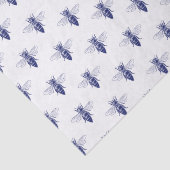 ヴィンテージクイーンビースケッチインブルー 薄葉紙 (詳細)