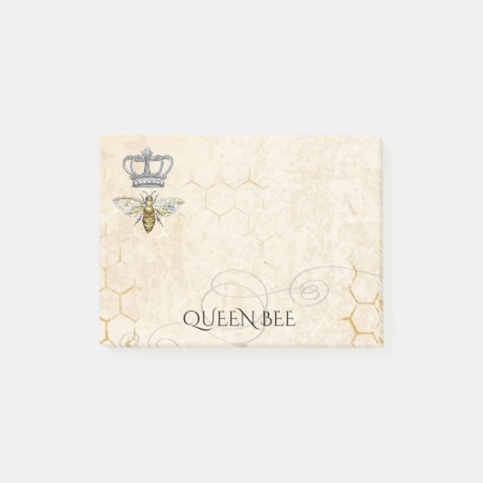 ヴィンテージクイーンビーハイブハニービー ポストイット (正面)