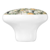 ヴィンテージクイーンビー&イエローローズ セラミックノブ (側面)