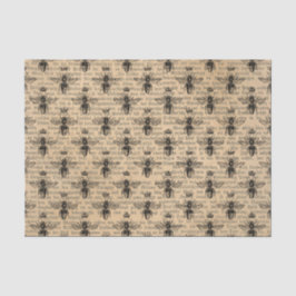 ヴィンテージクイーンビー&ニューペーパーティッシュペーパー 薄葉紙