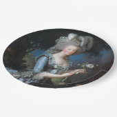 ヴィンテージクイーンマリー・アントワネット・オブ・フランス ペーパープレート (アングル)