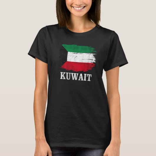 ヴィンテージクウェート国旗 Tシャツ (正面)