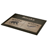 ヴィンテージクサケのラベル カッティングボード (角)