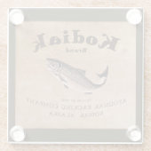 ヴィンテージクサケのラベル ガラスコースター (裏面)