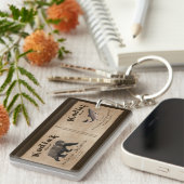 ヴィンテージクサケのラベル キーホルダー (正面右)