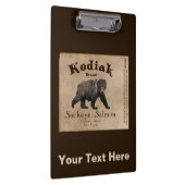 ヴィンテージクサケのラベル クリップボード (右)