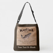 ヴィンテージクサケのラベル クロスボディバッグ (裏面)