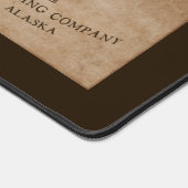 ヴィンテージクサケのラベル デスクマット (コーナー)