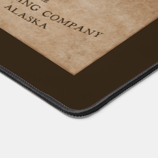 ヴィンテージクサケのラベル デスクマット (コーナー)