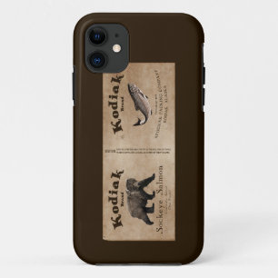 ヴィンテージクサケのラベル iPhone 11 ケース
