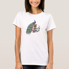 ヴィンテージクジャクをケージに Tシャツ